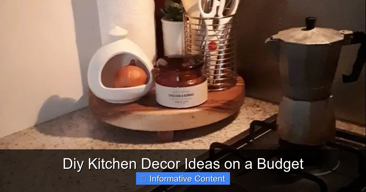 Diy Kitchen Decor Ideas on a Budget