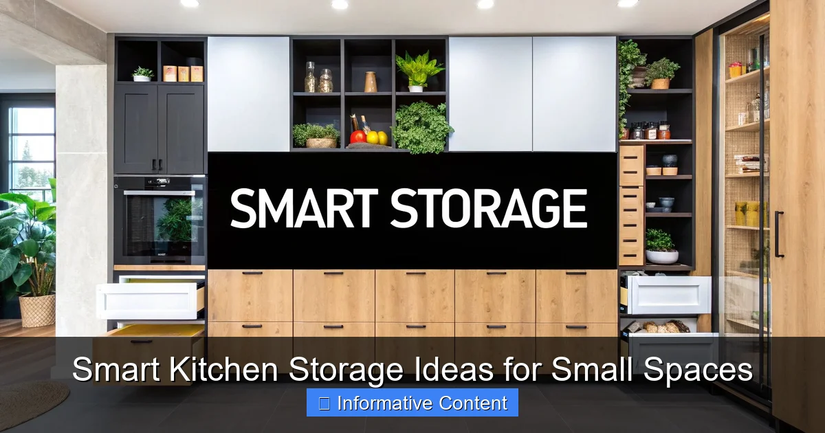 Smart Kitchen Storage Ideas for Small Spaces