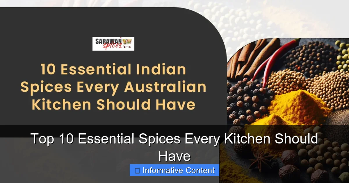 Top 10 Essential Spices Every Kitchen Should Have